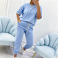 💥NIEUWE TOPAANBIEDING💥Casual set met top met korte mouwen en broek voor dames