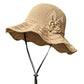 🥳ZOMERUITVERKOOP🥳💞Meer dan 50.000 verkocht!💥50% korting! 🔥Gehaakte bucket hat voor dames met bloemaccent