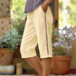 ☀️👖 Zomerbroek in caprilengte voor dames met kanten details 🧵🌸