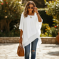 🔥Tijdelijke aanbieding: 50% korting - Asymmetrische casual blouse met losse pasvorm voor dames
