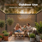 ❄️Zomerse aanbieding: 50 % korting!☀️UV-bestendig schaduwdoek voor tuin en terras – ademend zonneschermnet met verstevigde randen
