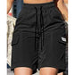 👖✨ Cargo-short voor dames met elastische tailleband en trekkoord 🎀🌸