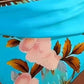 Bikini set met bloemenprint en hoge taille voor dames