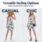 👗🌼 Women's Casual Printed Spaghetti Strap Sleeveless Dress 🌞🌿
