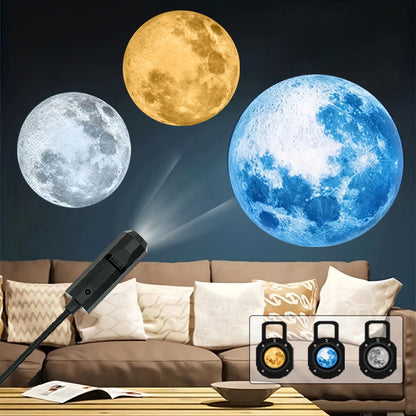 💡🌟🌙 USB-nachtlampje met sterren- en maanprojector 🔭✨