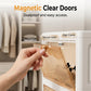 Clear-View opvouwbare opbergbakken zonder montage