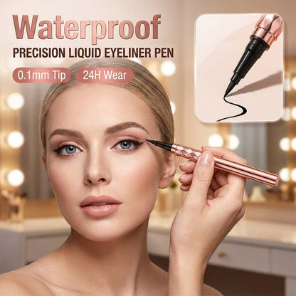 ✍️💧💰 Langdurige, waterbestendige vloeibare eyelinerpen – Eén eyelinerpotlood gaat een maand mee. Dat is minder dan vijf cent per dag! 🗓️💸