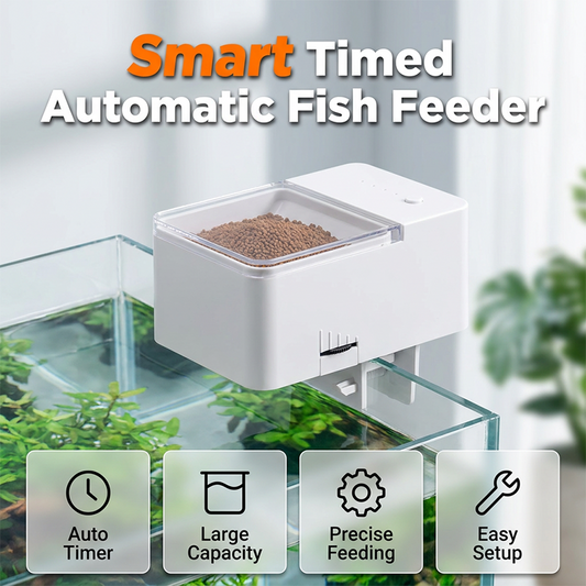➡️Automatische visvoederbak🐠Met ingebouwde timer, ideaal voor drukbezette eigenaren | Tot 30 dagen🗓️