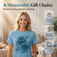 Elegant T-shirt met rozenprint voor dames