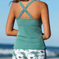 Tweedelig Tankini-Set Met Buikcontrole – Stijlvol & Comfortabel In Het Water