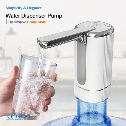 🚰💧 50% KORTING! Nooit meer zware flessen tillen! Deze automatische waterdispenser met één knop druppelt perfect – stil, oplaadbaar en past op bijna elke fles. Voor thuis, kantoor, camping en meer!