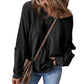 Casual dames-top met ronde hals en lange mouwen