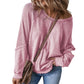 Casual dames-top met ronde hals en lange mouwen
