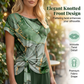 🔥50% KORTING🌿 Loungeset met patroon en brede poten 🌿Comfort & Luxe Print