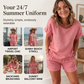 🔥50K+ VERKOCHT⏰ 50% KORTING👗 Zomer combinatie kwalitatieve mengstof, ademend zonder