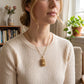 Vintage tarot-medaillonketting