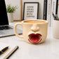 💥【LIMITED TIME 50% OFF】🔥 Grappige 3D Tong Uitstekende Keramische Mok | Geel Lachend Gezicht | Ergonomische C-vormige Handgreep | Hoogwaardig Keramiek, Warmte-isolatie | Creatief Cadeau/Eigen Gebruik