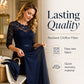 Elegante maxi-jurk met kanten bovenstuk voor dames