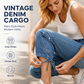 🔥 50% KORTING 👖 Dames Cargo Jeans – Comfort & Trendy Look ✨