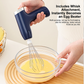 🔥Superaanbieding: 50% KORTING🔥 Elektrische fruitenschiller en mixer – 2-in-1, oplaadbaar via USB, bediening met één druk op de knop, schilt in 10 seconden 🍎