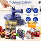 🔥Superaanbieding: 50% KORTING🔥 Elektrische fruitenschiller en mixer – 2-in-1, oplaadbaar via USB, bediening met één druk op de knop, schilt in 10 seconden 🍎