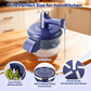 🔥Superaanbieding: 50% KORTING🔥 Elektrische fruitenschiller en mixer – 2-in-1, oplaadbaar via USB, bediening met één druk op de knop, schilt in 10 seconden 🍎