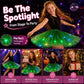 ✨ LED Verlichte Pailletten Tutu Rok – Sterren Mesh Prinsessenrok voor Meisjes en Volwassenen ✨