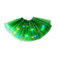 ✨ LED Verlichte Pailletten Tutu Rok – Sterren Mesh Prinsessenrok voor Meisjes en Volwassenen ✨