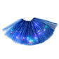 ✨ LED Verlichte Pailletten Tutu Rok – Sterren Mesh Prinsessenrok voor Meisjes en Volwassenen ✨