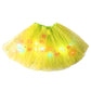 ✨ LED Verlichte Pailletten Tutu Rok – Sterren Mesh Prinsessenrok voor Meisjes en Volwassenen ✨
