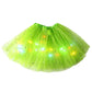 ✨ LED Verlichte Pailletten Tutu Rok – Sterren Mesh Prinsessenrok voor Meisjes en Volwassenen ✨
