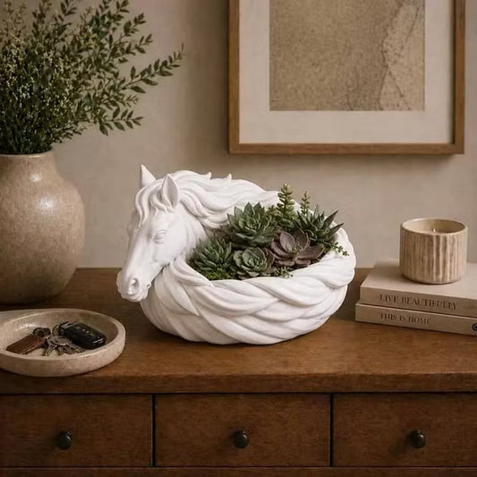 ❄️Zomerfresh 50% Korting!🐴Paardvormige Opbergschaal – Decoratieve Sleutel- en Sieradenschaal voor Hal, Nachtkastje en Woonkamer