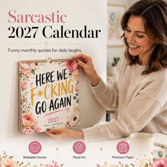 🥳UITVERKOOP 2026🥳💞MEER DAN 50.000 EXEMPLAREN VERKOCHT! 🔥Grappige wandkalender voor 2027 voor vrouwen