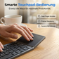 Opvouwbaar Bluetooth-toetsenbord met touchpad