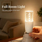 Cilindrische decoratieve LED-lamp van kristal