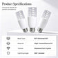 Cilindrische decoratieve LED-lamp van kristal