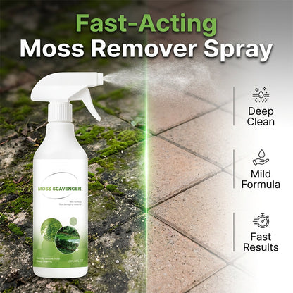 Spray voor het verwijderen van mos en algen buitenshuis