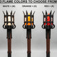 Middeleeuwse fakkellamp – Vintage wandlamp met vlam-effect