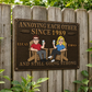 Houten hangbord in vintage-stijl