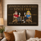 Houten hangbord in vintage-stijl