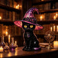 💥 50 % korting! 🔥Gothic Halloween-tafel lamp in de vorm van een heksenkat