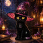 💥 50 % korting! 🔥Gothic Halloween-tafel lamp in de vorm van een heksenkat