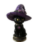 💥 50 % korting! 🔥Gothic Halloween-tafel lamp in de vorm van een heksenkat