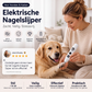🔥🎁 2+1 GRATIS!!🥳 💞 MEER DAN 50.000 VERKOCHT! ⚡🐾Elektrische klauwvijl voor honden en katten met LED-batterijniveau-indicatie, zacht nagelslijpen