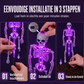 Solar Skeleton Grondstaaklampen Buiten Waterdichte Halloween Decoratielampen