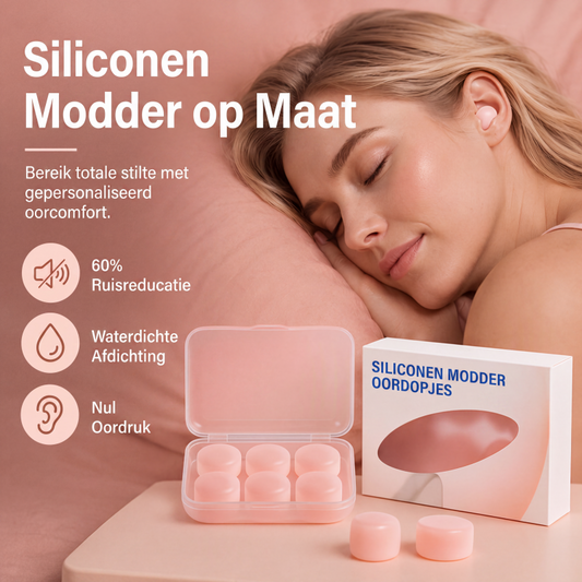 Vormbare oordopjes van siliconenklei