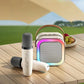 Mini Karaoke Machine voor Kinderen met Draadloze Microfoons