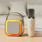 Mini Karaoke Machine voor Kinderen met Draadloze Microfoons