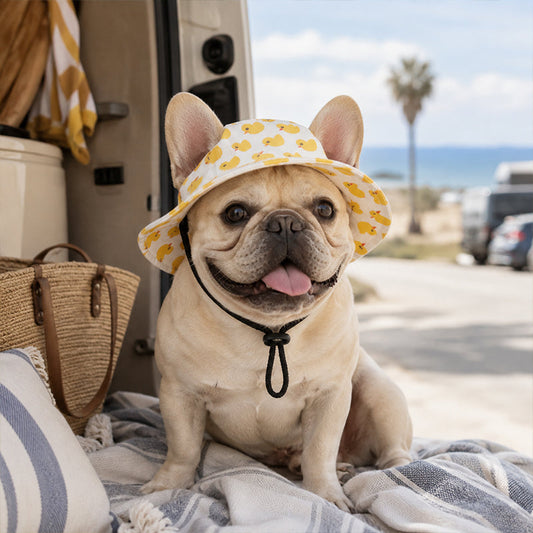 Zomer Puppy Bucket Hat met Oorgaten