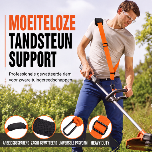 🔧 Universele Schouderriem voor Grasmaaiers – Past op de Meeste Merken en Modellen, Eenvoudig te Bevestigen, Verhoogt het Werkcomfort 🛠️✅
